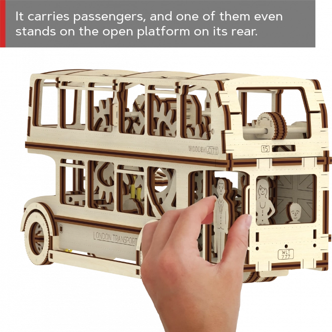 Puzzle 3D Autobuz Londonez