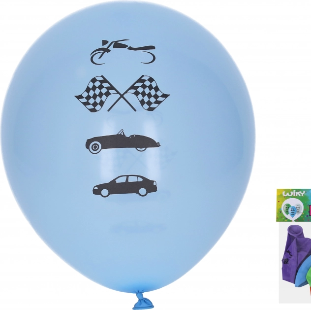 Baloane gonflabile 30 cm Mașini – set 5 buc.
