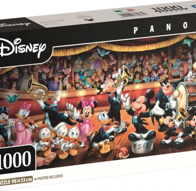 Puzzle panoramic Clementoni Disney Orchestr 1000 piese