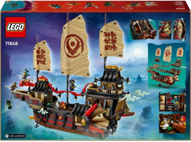 Răsplata templului - LEGO NINJAGO Navă pentru fanii de la 14 ani
