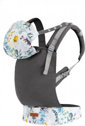 marsupiu ergonomic MoMi Collet floral