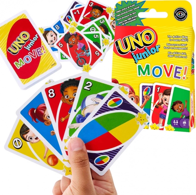 UNO Junior Move – joc de cărți pentru copii