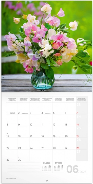 Calendar de notițe Flori 2026