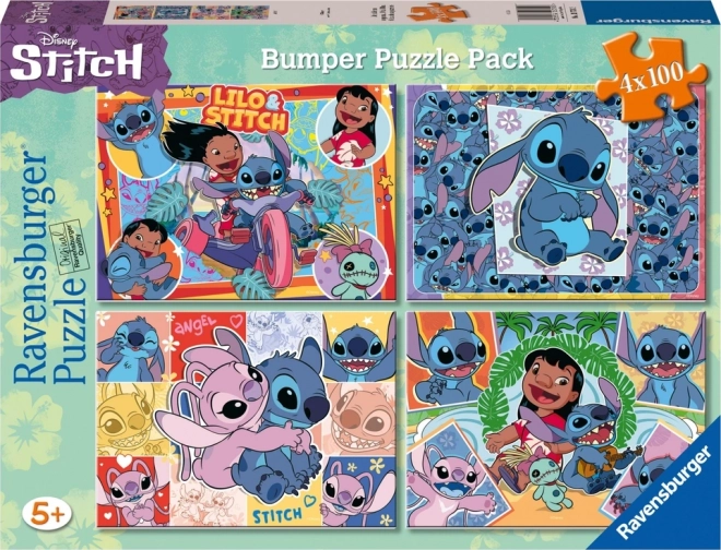 Puzzle Lilo și Stitch 4x100 piese