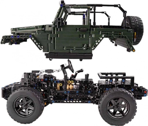 Caroserie detașabilă și șasiu detaliat