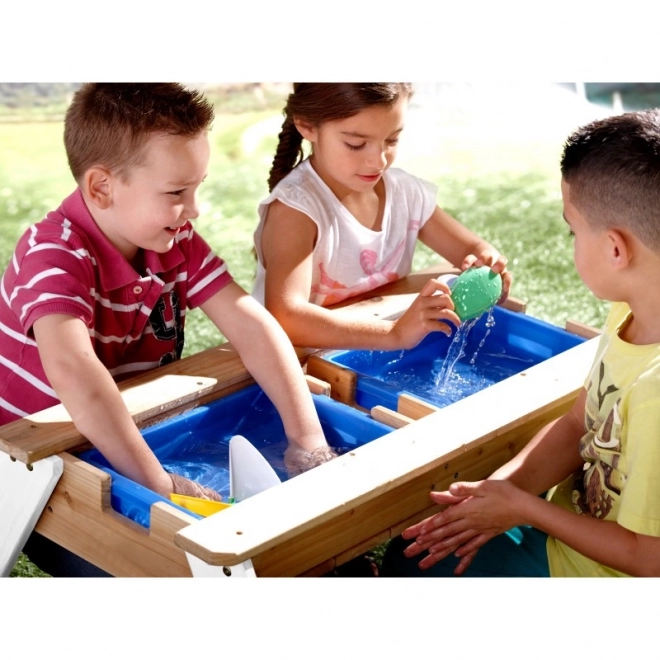 Masă de picnic pentru copii cu parasol AXI