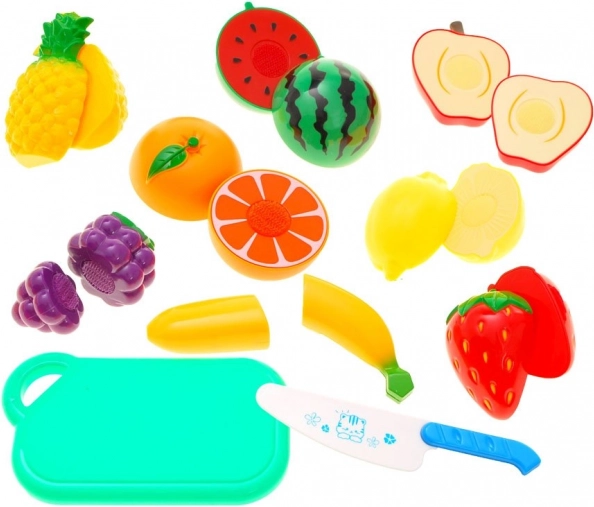 Set colorat de fructe pentru joc creativ