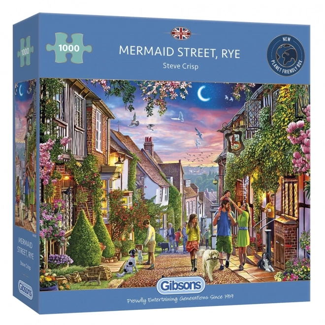 Puzzle de pe strada Mermaid, Rye 1000 piese