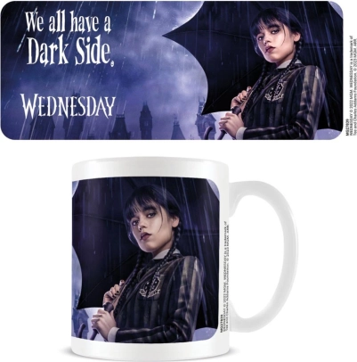 cană ceramică Wednesday Dark Side 315 ml