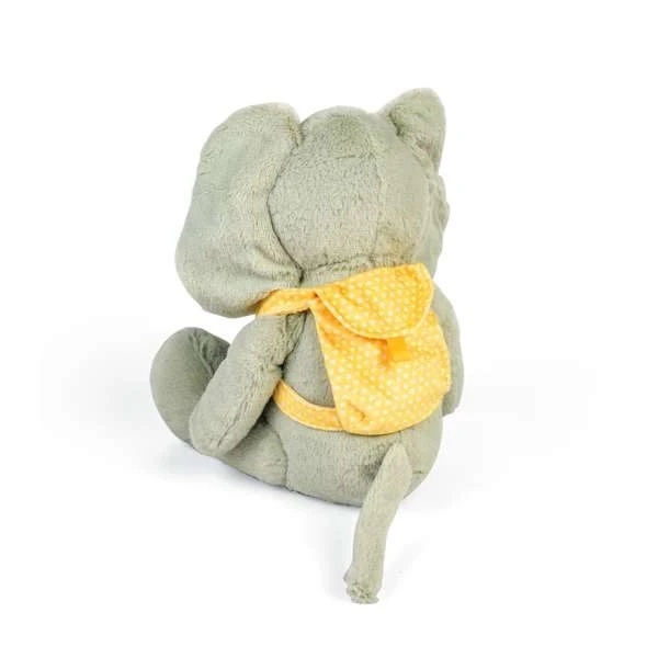 Elefant de pluș cu rucsac
