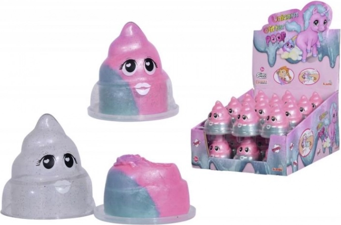 Slimy Unicorn slime pârâitor în pahar 80 g