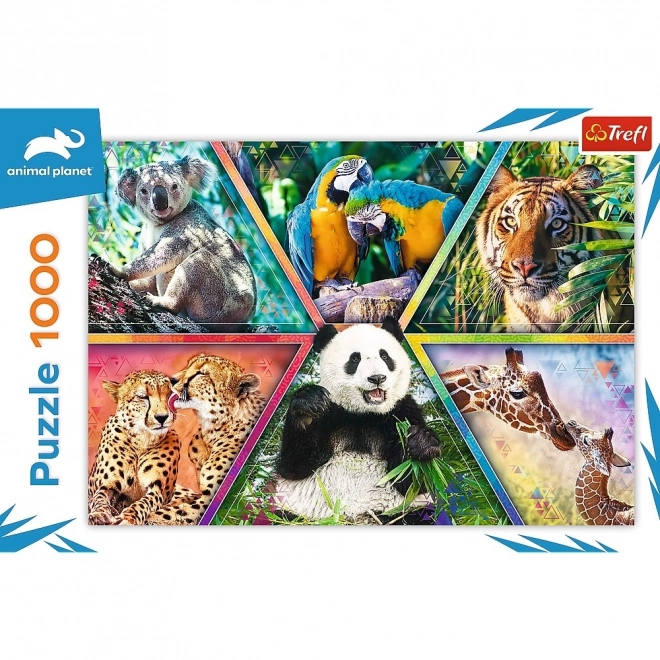 Puzzle Trefl Animal Planet Regatul animalelor 1000 de piese