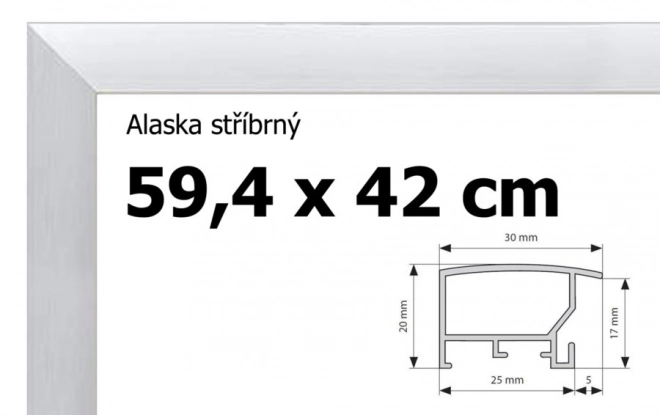 ramă pentru puzzle BFHM Alaska din aluminiu