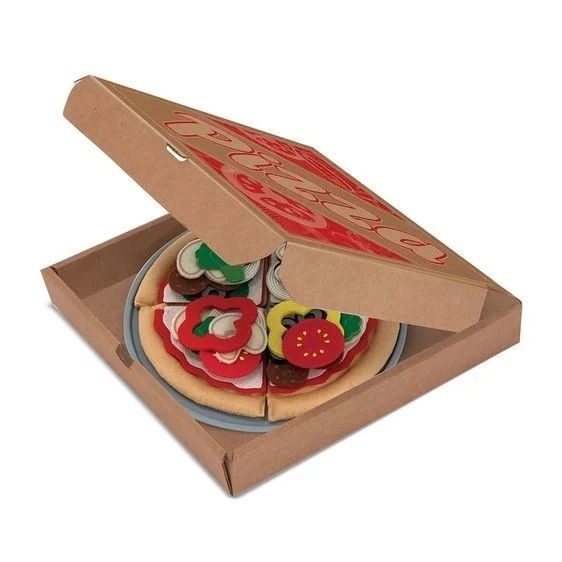 Pizza din fetru Melissa and Doug