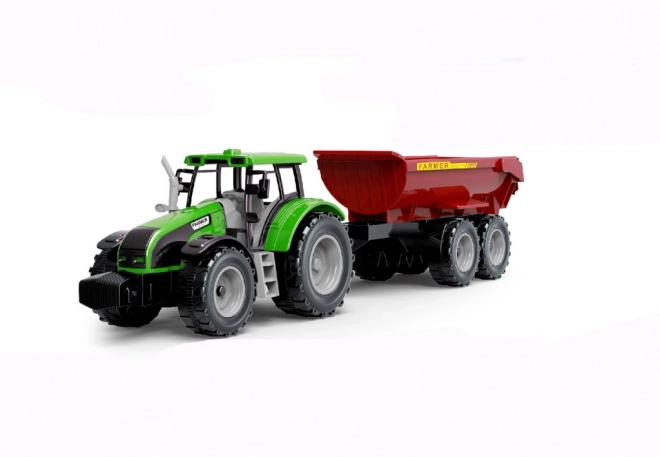 Tractor cu remorcă pe angrenaj cu inerție