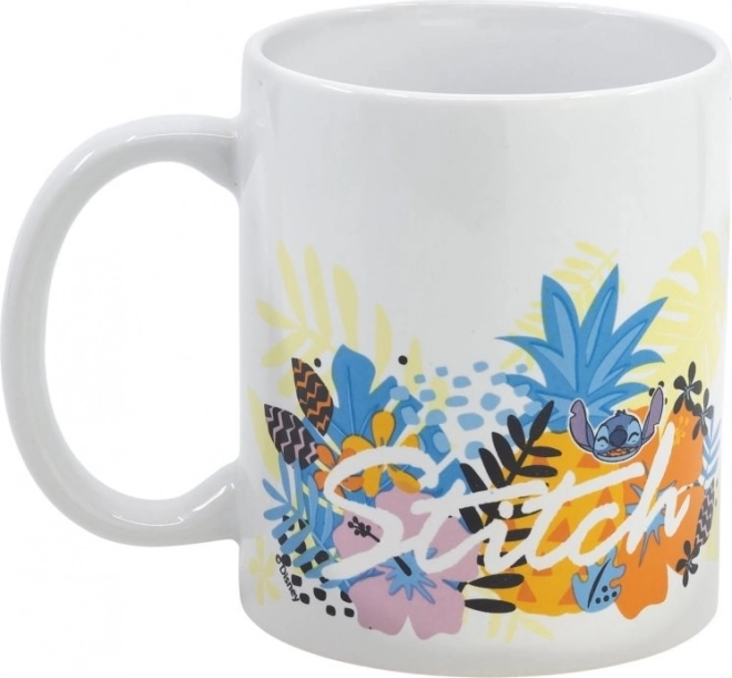 Cana ceramica Stitch Pineapple