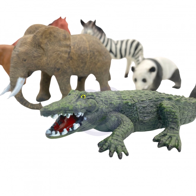 Set figurine safari cu covoraș woopie