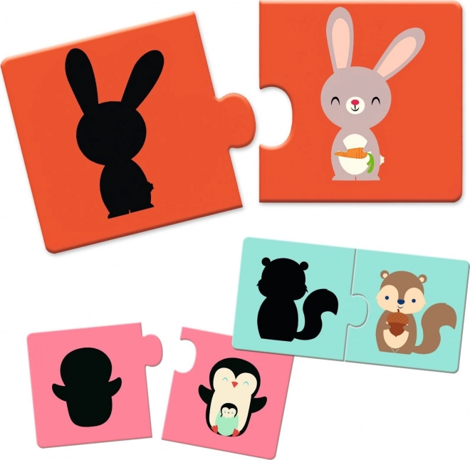 Puzzle Djeco Umbrele Animale