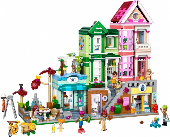 Apartamente și magazine în orașul Heartlake LEGO Friends