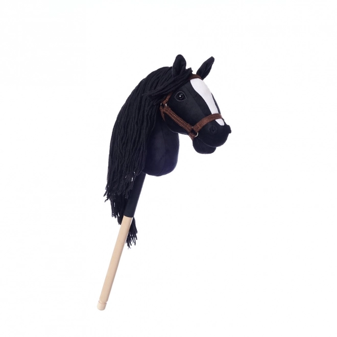 Cal pe băț Hobby Horse negru