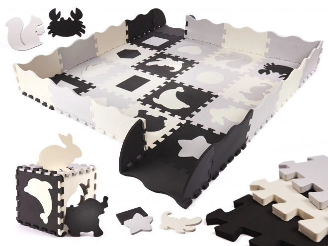 Puzzle piankowe contrast pentru copii