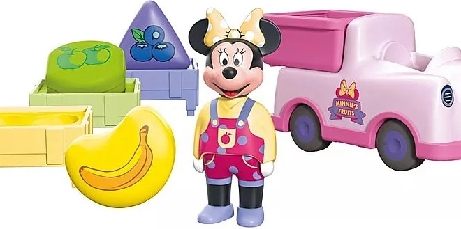 Set figurine JUNIOR & Disney Mickey Mouse și sortator de fructe