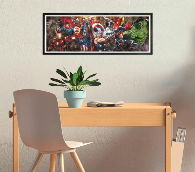 Puzzle Panorama Avengers 1000 Piese