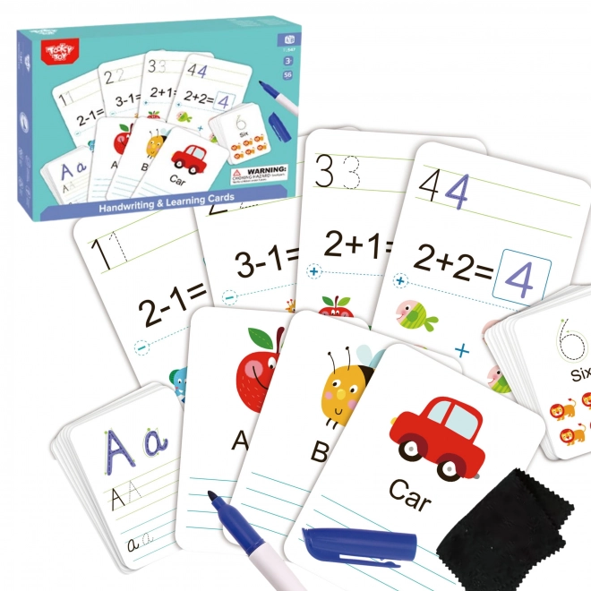 Karte educaționale Tooky Toy pentru învățarea scrisului