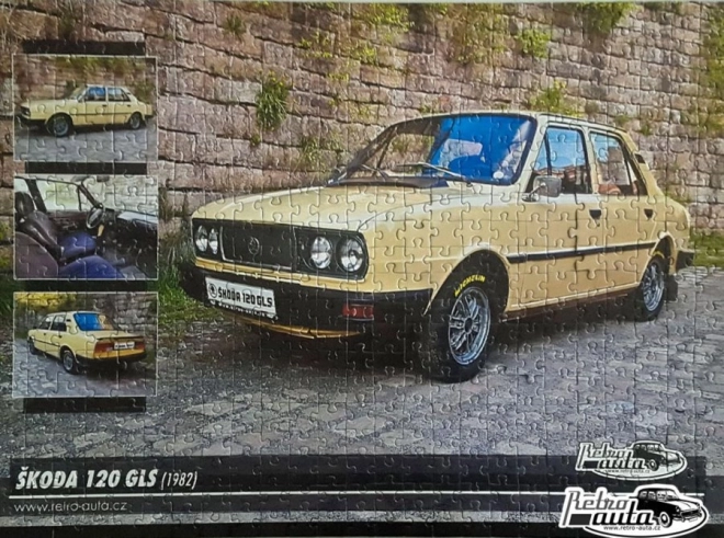 Puzzle Retromobile Șkoda 120 GLS 1982 500 piese