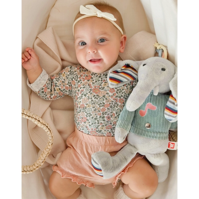 Elefant interactiv cu sunet și lumină WOOPIEBABY