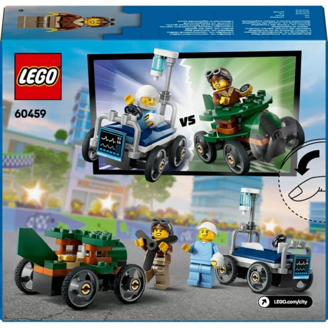 Lego City Set de curse: Avion vs Pat de spital