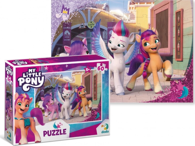 Puzzle My Little Pony La oraș 60 piese