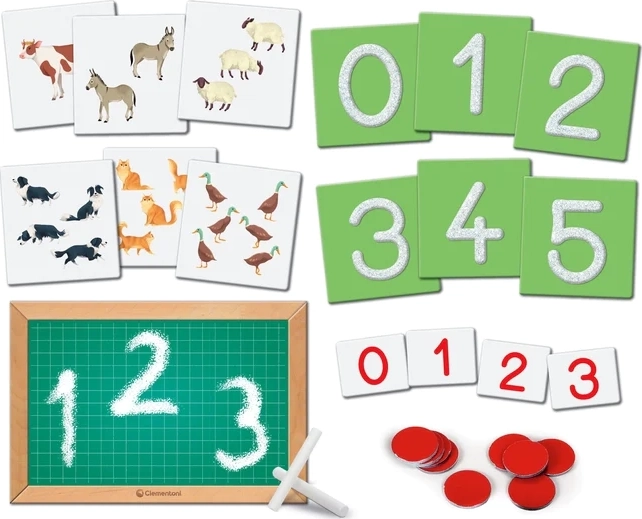 Set Montessori cifre tactile Clementoni