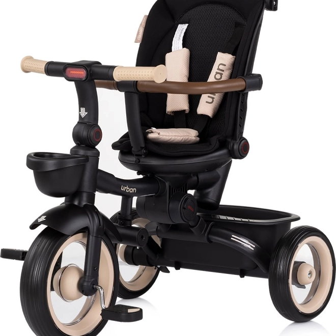 Tricicletă Chipolino cu acoperiș Urban 2v1 Biscotta