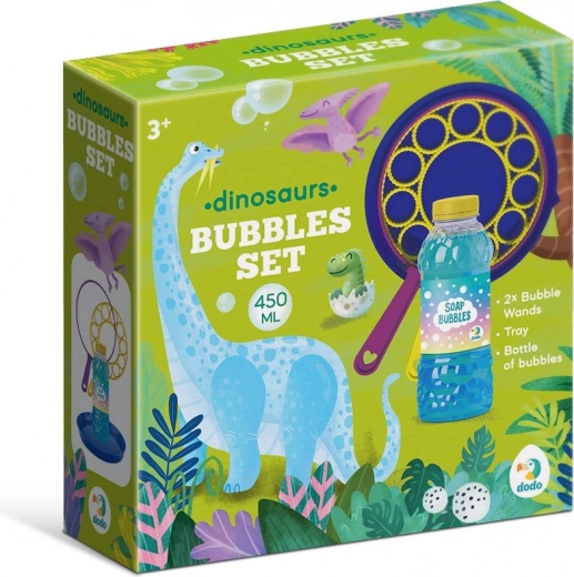 set de baloane de săpun DODO cu dinozauri 450 ml