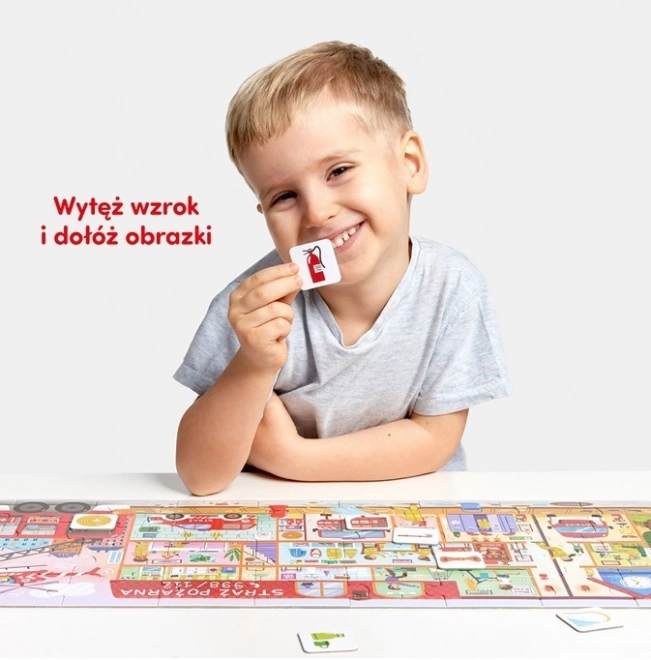 Puzzle cum funcționează pompierii