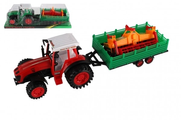 Tractor cu remorcă cu cilindru combinat din plastic