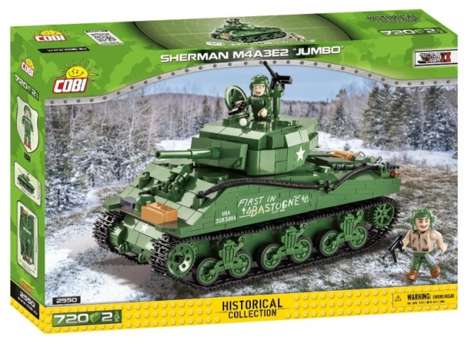 Set de construcție Sherman Jumbo Cobra King