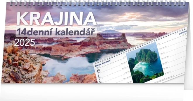 calendar de birou Peisaj 2025