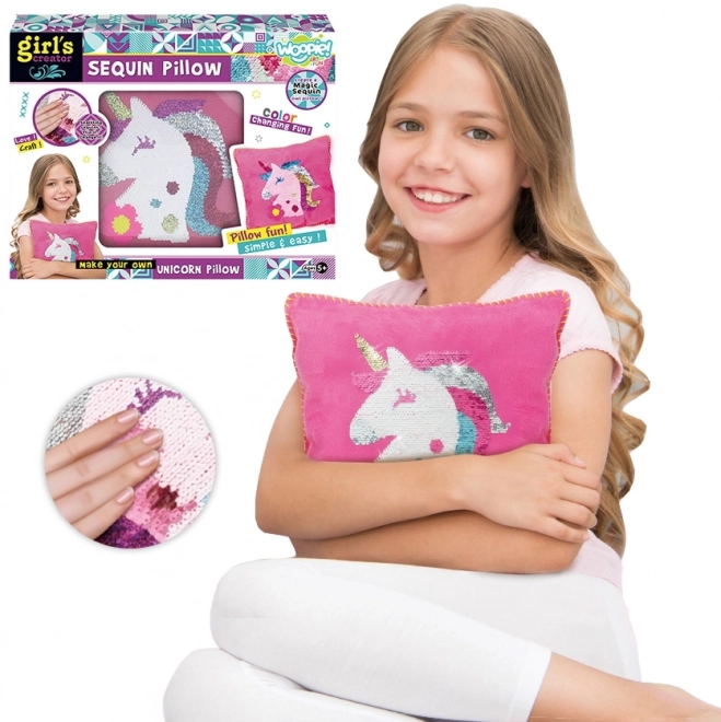 Set creativ pernă unicorn WOOPIE Art&Fun