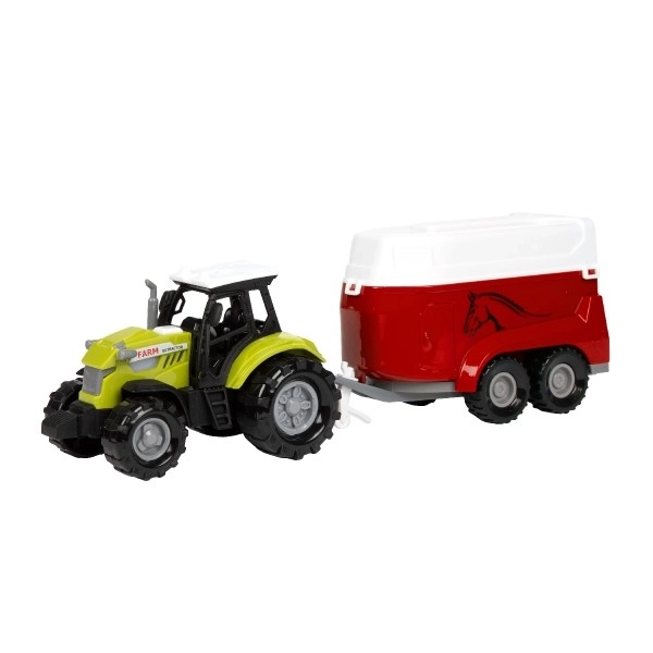 Tractor cu remorcă pentru cai cu efecte de lumină și sunet
