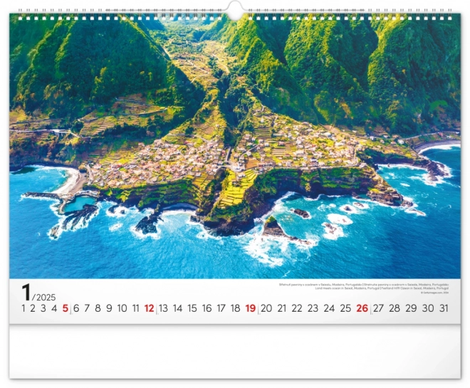 Calendar de perete Mare 2025