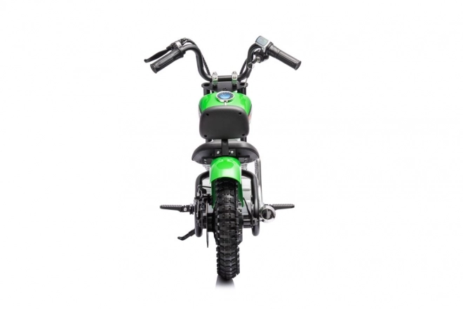 Motocicletă verde pe baterie 36V