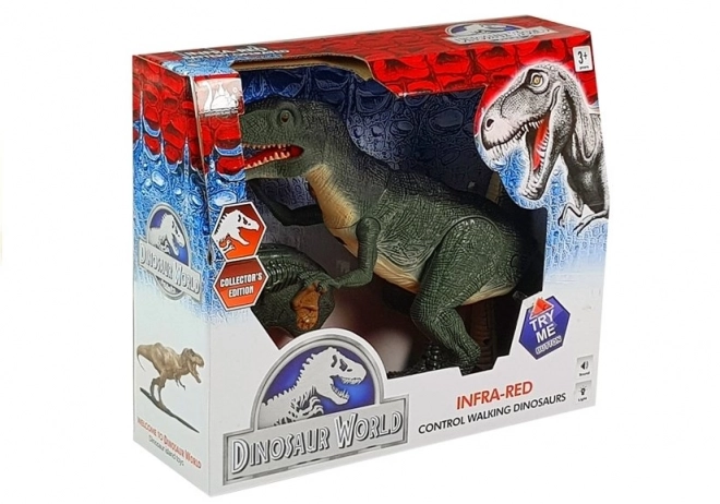 dinozaur interactiv cu telecomandă Tyranozaur Rex