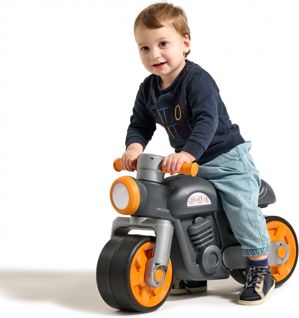 Retro vehicul pentru copii de la 12 luni, negru