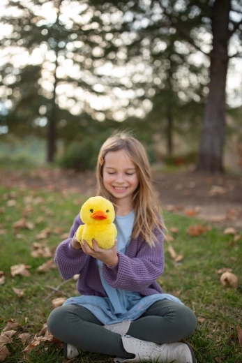 Pufoasă și sigură de îmbrățișat