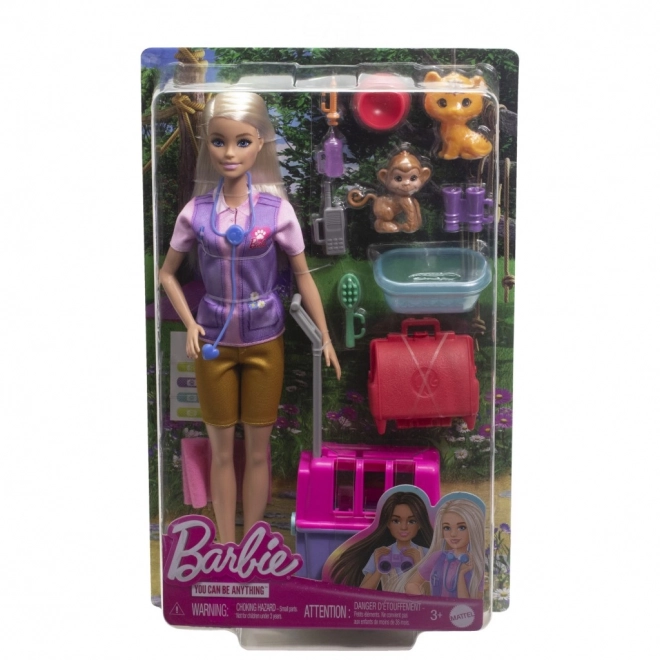 Barbie Panenka salvator de animale - blondă