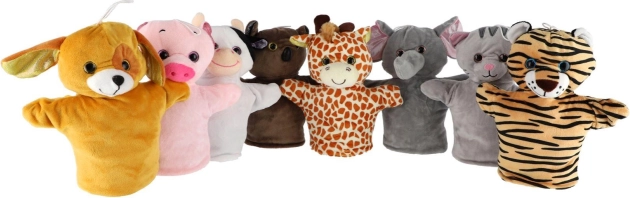 Marionetă de pluș în formă de animăluț 24 cm
