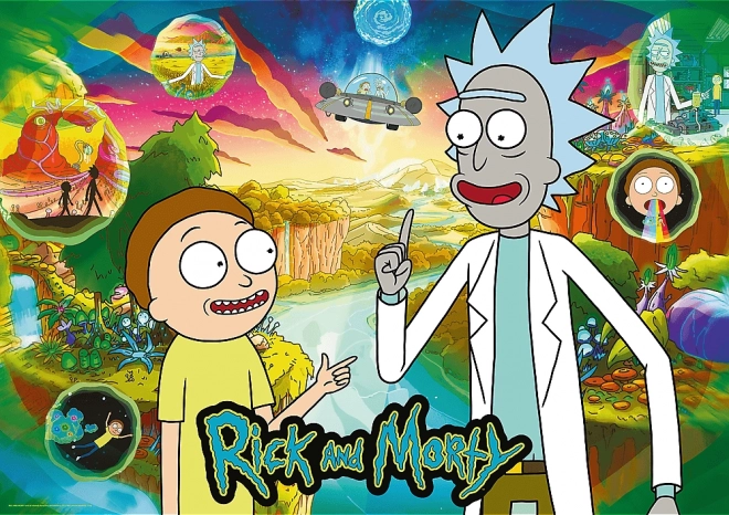 Puzzle Trefl Premium Plus: Rick and Morty 1000 piese