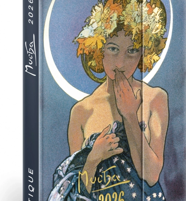 Agenda magnetică săptămânală Alfons Mucha 2026